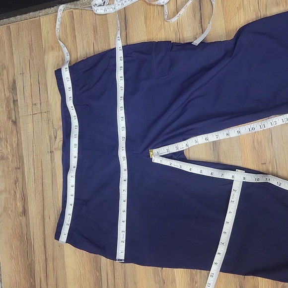 DULUTH Blue Dry On The Fly Convertible Nylon Hiking Outdoor Pants 14×31 - Picture 11 of 16